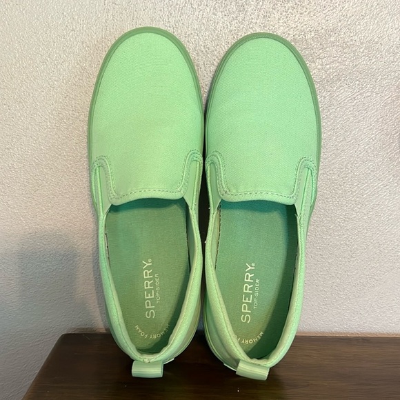 Sperry Shoes - Teal Sperry Top Sider Memory Foam Sneakers